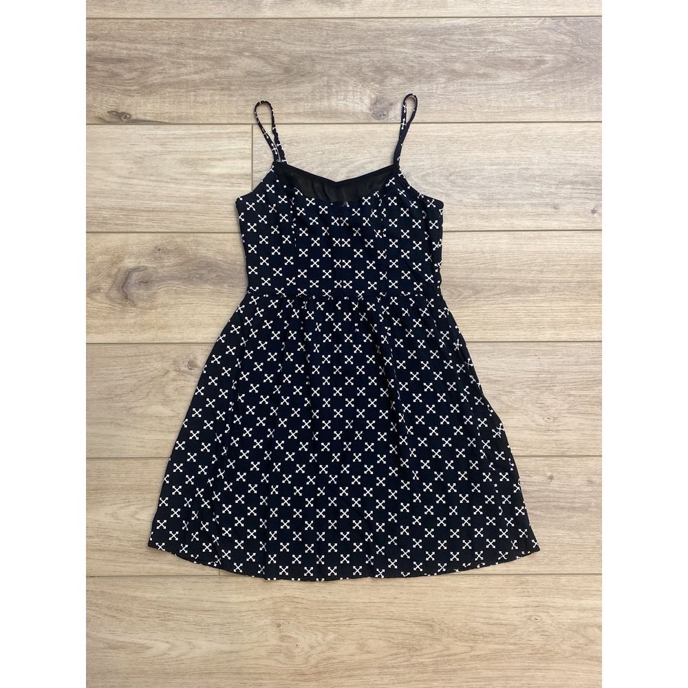 Divided Fitโ and Flare Graphic Print Mini Dress